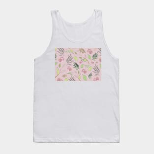 festive watercolor flowers 4 Tank Top